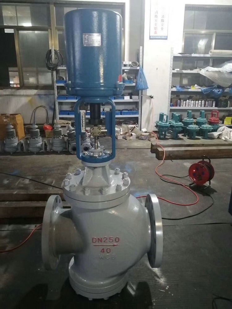 電動(dòng)雙座調(diào)節(jié)閥實(shí)物圖 電動(dòng)雙座調(diào)節(jié)閥實(shí)物圖