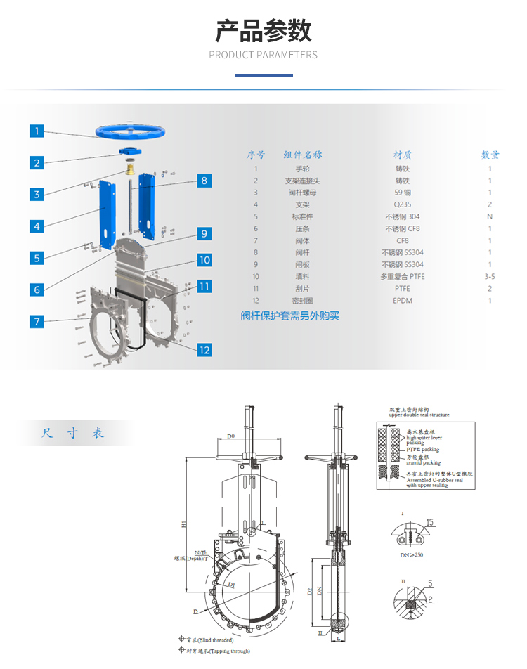 手動(dòng)刀閘閥,手動(dòng)刀型閘閥參數(shù)外形結(jié)構(gòu)圖 手動(dòng)刀閘閥,手動(dòng)刀型閘閥參數(shù)外形結(jié)構(gòu)圖